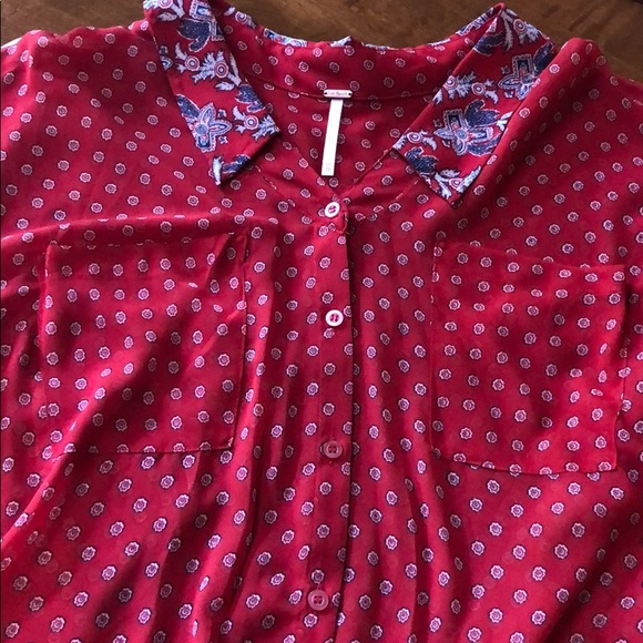 Free People Boho Sheer ‘Easy Rider’ Bandana Top - Picture 4 of 5